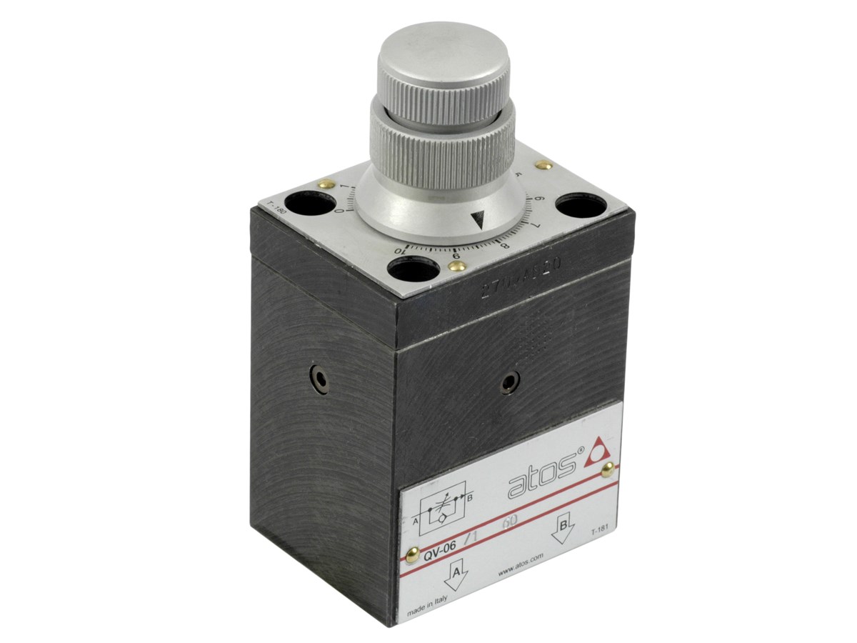 شیر کنترل دبی بلوکی آتوس  ATOS  مدل QV-06